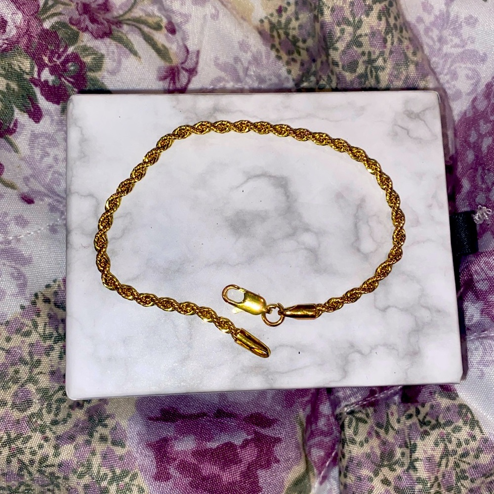 10k gold tennis bracelet